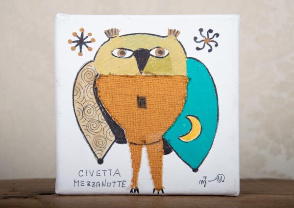 quadro-civetta-colorata-siena-shop